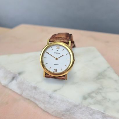 ETERNA
Gold-plated dress watch with quartz...