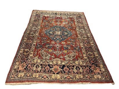 Tapis Najafabad (chaine et trame en coton,...