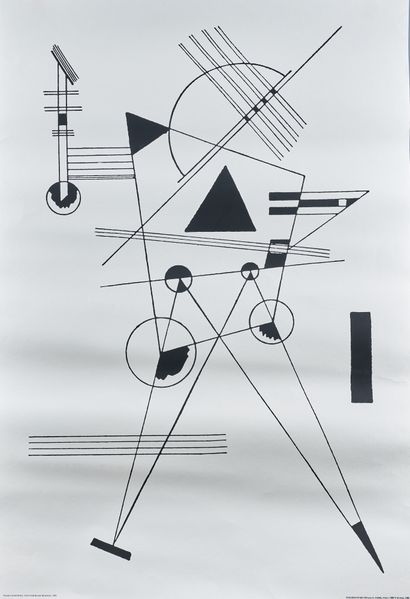 D'après Vassily KANDINSKY (1866 - 1944)
Personnage...
