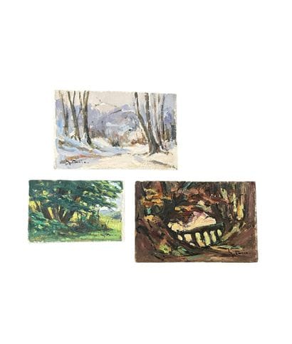 Maurice PARIS (1903-1969)
Paysages
Ensemble...