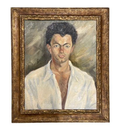 HOLDFOSH (?)
Portrait d'homme
Huile sur toile,...