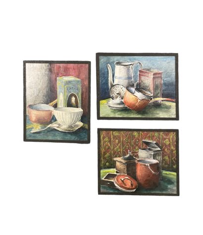 Maurice PARIS (1903-1969)
Ensemble de trois...
