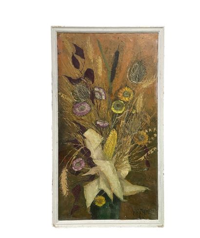REMILIE (XXe siècle)
Bouquet de fleurs
Huile...