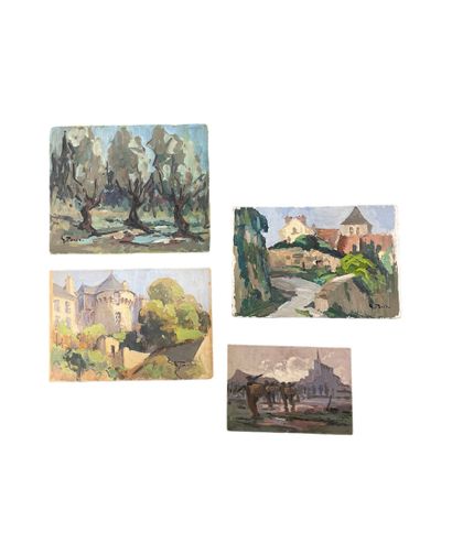 Maurice PARIS (1903-1969)
Lot comprenant...