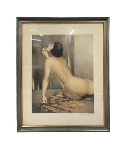Louis ICART (1888-1950)
Nu féminin
Aquatinte...