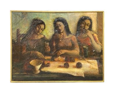 Guy CAMBIER (1923-2008)
Trois femmes à table
Huile...