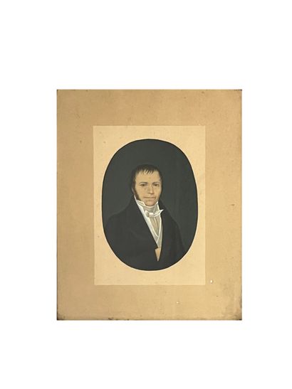 Ecole française du XIXe siècle
Etude du portrait...