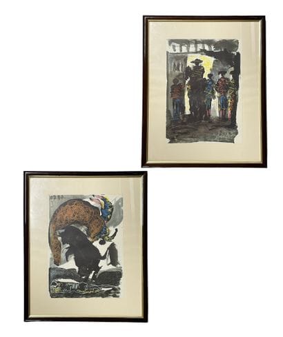 D'après PABLO PICASSO (1881-1973)
Toros y...