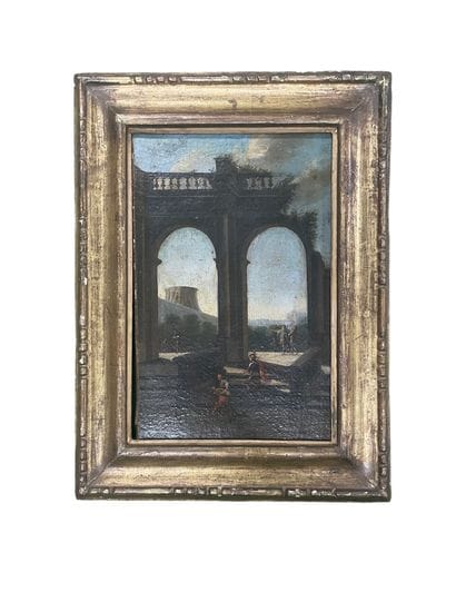 Ecole italienne du XVIIIe s
Ruines d'après...