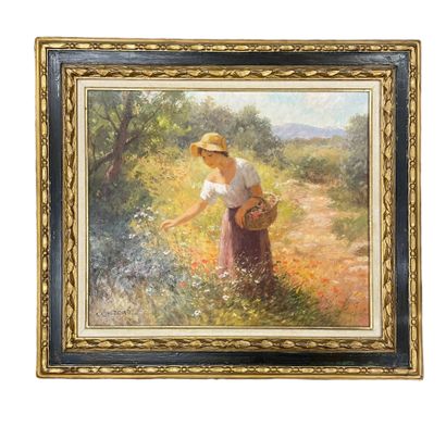 André GALZENATI (1890-1970)
La cueilleuse
Huile...
