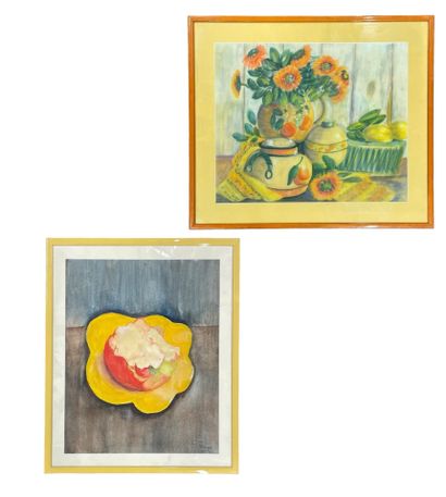 Margaret WRIGHT (XXe)
Lot comprenant :

-...