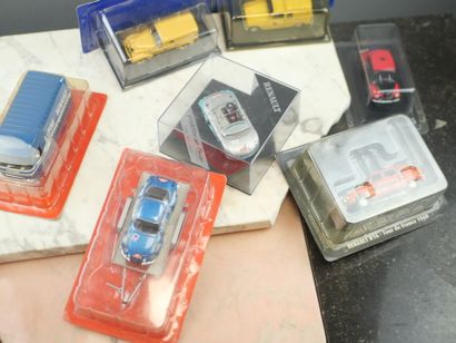 Lot de 7 voitures françaises comprenant:...