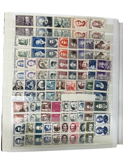 FRANCE: Collection en 1 album de timbres...
