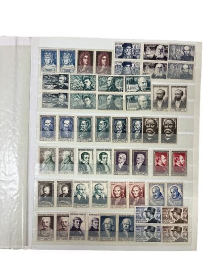 FRANCE: Collection en 1 album de timbres...