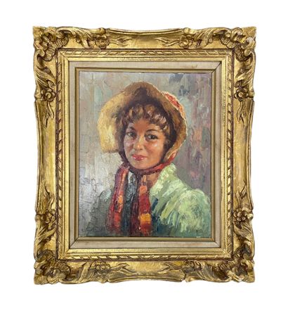 ANDRE GALZENATI (1890-1970)
Portrait de jeune...