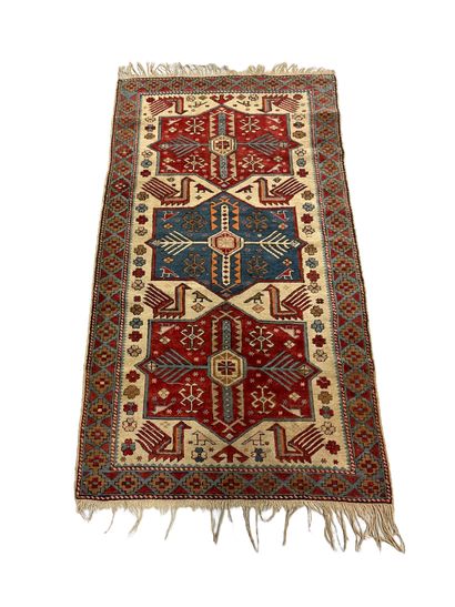 Tapis Chirvan Akstafa (chaîne, trame et velours...