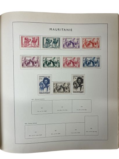 FRANCE + COLONIES : collection en 2 albums...