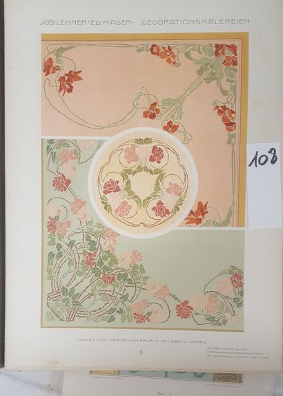 LEHNER, Jos. MADER, Ed.
Neue Dekorations-Malereien...