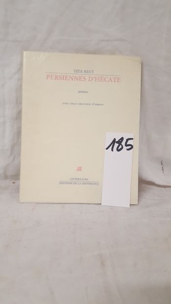 REUT, Tita 
Persiennes d'Hécate. Poèmes....