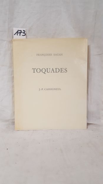 SAGAN, Françoise
Toquades.
Mazo Lebouc, Paris,...