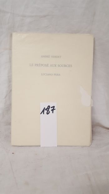 [PERA, Luciano] - VERDET, André
Le préposé...