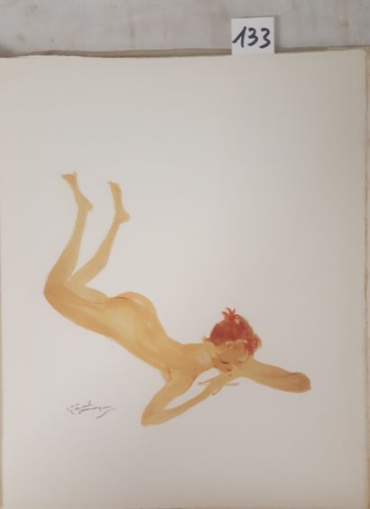 [DOMERGUE, Jean-Gabriel] SAINT LAURENT, Cecil
La...