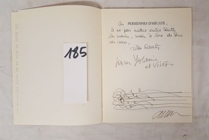 REUT, Tita 
Persiennes d'Hécate. Poèmes....