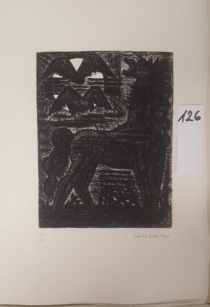 [GROMAIRE] - SHAKESPEARE
Macbeth. 20 etchings...