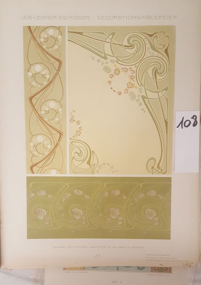 LEHNER, Jos. MADER, Ed.
Neue Dekorations-Malereien...