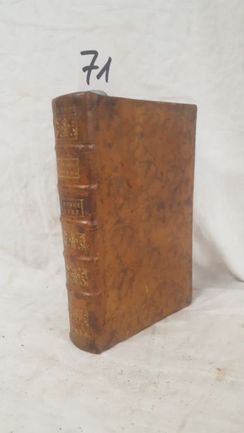 ALMANACH ROYAL. Année 1783.
D'Houry, Paris,...