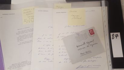 [5e République]
Lot de documents comprenant...
