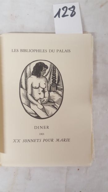 RONSARD, Pierre de
Vingt sonnets pour Marie,...