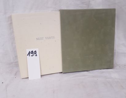 THIBON, Daniel
Nuit verte. 
Éditions de l'Eau,...