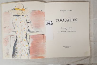 SAGAN, Françoise
Toquades.
Mazo Lebouc, Paris,...