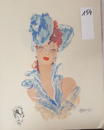 [DOMERGUE, Jean-Gabriel] SAINT LAURENT, Cecil
La...