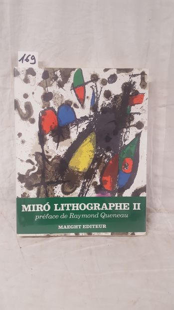MIRO, Juan
Miro lithographe II
Maeght, 1975
In-4°,...