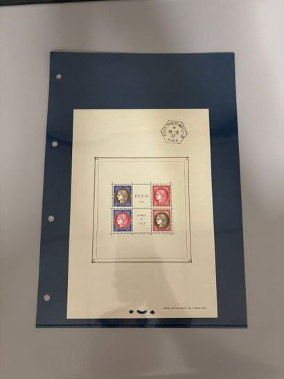 FRANCE: PEXIP souvenir sheet no. 3 mint **...