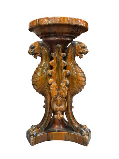 MASSIER Clément (1844-1917)
Colonne en terre...
