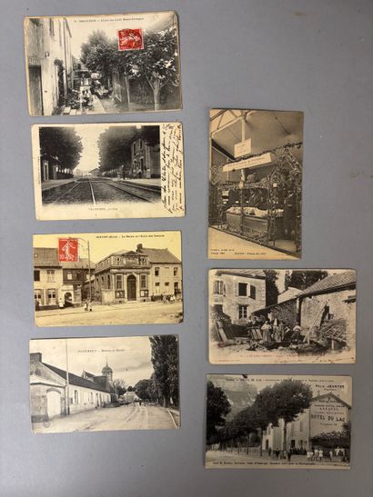 Varied set of approx. 500 old postcards from...
