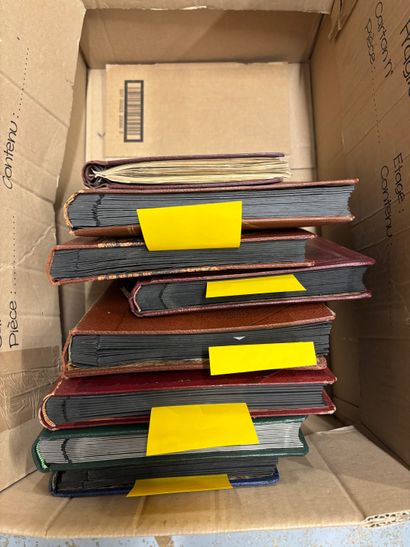 In 7 binders, collection of stamps from France...