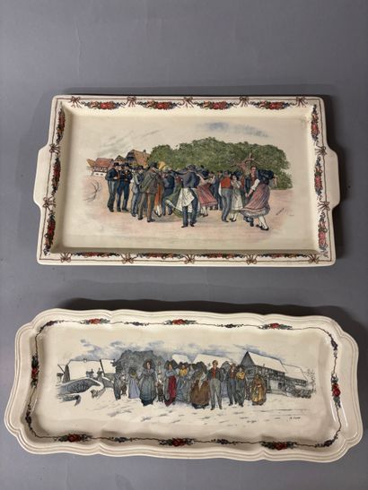 Lot céramiques comprenant :
- VILLEROY BOCH...