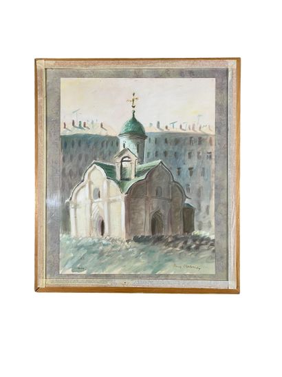 Alexis HOLENSKY
Orthodox Church 
Watercolor...
