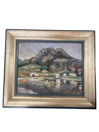 Gaëtan MIFSUD (1905-1990) 
Mountain landscape...