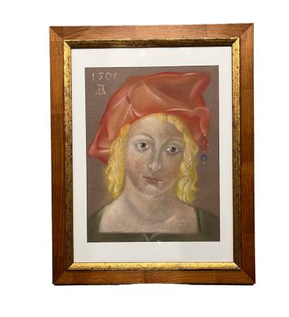 Lot de 2 peintures : 

- Maisonnée au bord...