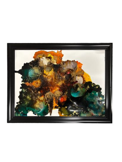 Alexandre Monpetit 
Composition colorée
Encre...