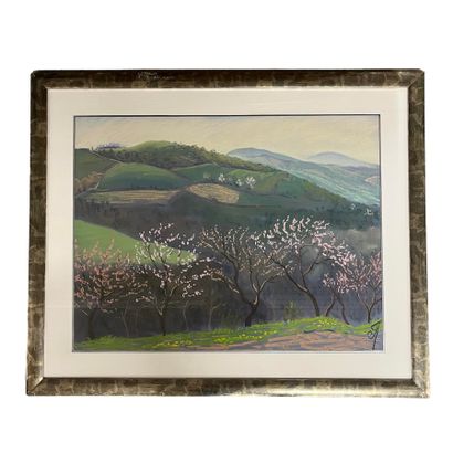 Pierre TCHAKHOTINE (1943) 
Lot de 5 pastels...