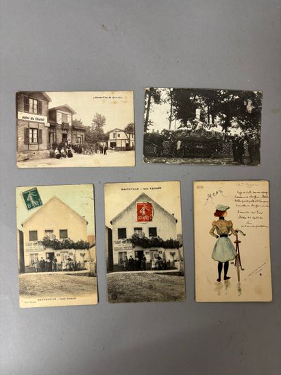 Varied set of approx. 500 old postcards from...
