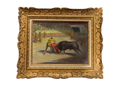 Gaston DE CIRMEUSE (1886-1963)
Scène de Tauromachie
Huile...