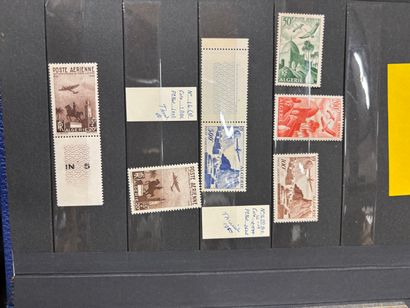 In 7 binders, collection of stamps from France...