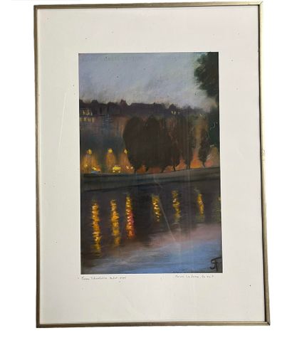 Pierre TCHAKHOTINE (1943) 
Set of 3 pastels...
